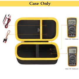 Aproca Case Compatible with Fluke 15B+ 17B+ Digital Multimeter, Portable Storage Bag for Accessories (Case Only)