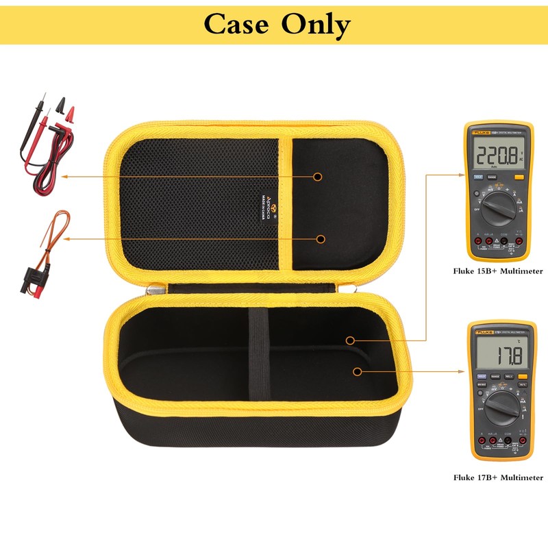 Aproca Case Compatible with Fluke 15B+ 17B+ Digital Multimeter, Portable