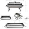 Chafing Dishes for Buffet, 9QT [Large Size and Sturdy] Heating