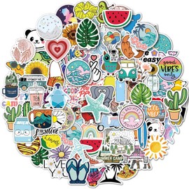 Waterproof Sticker Pack, 100 PCS Mixed Stickers Cute Animal Vinyl Stickers Pack Decals for Water Bottle Laptop Phone Luggage Skateboard, Stickers for Teens Girls Kids, Gift for Kids