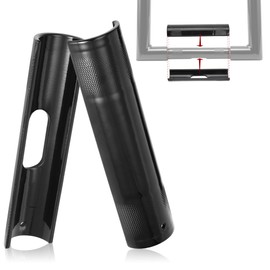 TIGERSGATE Black Handlebar Riser Adapter handlebar shim changing mounting diameter from 1 to 1.25 inch for Harley Models