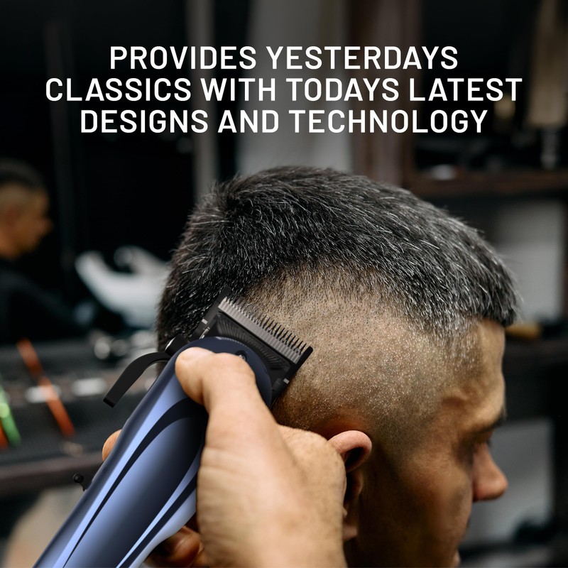 GA.MA GC910 Hair Clipper, Corded or Cordless, Ultra-Sharp Stainless Steel