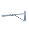 Electro Zinc Plated Wire Mesh Cable Tray Bracket, Silver Steel,