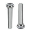 PIT66 Cars Door Lock Knobs Compatible with GM 1971-1988 Chrome