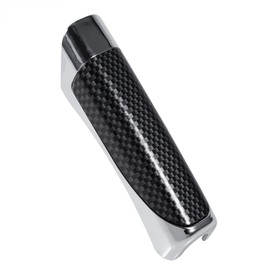 TKSE Car Hand Brake Cover,Universal Handbrake Decorative Cap,Carbon Fiber Style Car Hand Brake Cover Protector Decoration Cover,Auto Grip Handbrake Cover Compatible with Most Vehicle(130x34x25mm)