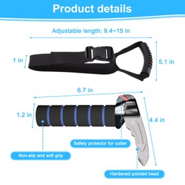 Shouken 3 in 1 Car Door Handle for Elderly-Car Handle Assist - Vehicle Support - Standing Mobility Aid Tool -Door Latch for Seniors