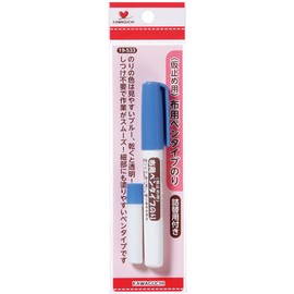 KAWAGUCHI provisional Stop for Pen Type Glue for Fabric, if Ink Pen with Clear 2 Piece 19 – 533 