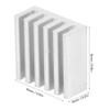 100pcs 9x4x9mm Aluminum Heat Sink Radiator with Adhesive for Amplifier