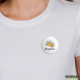 Huuraa Button Zugführer Schützenfest Spielmannszug Geschenk Größe 25mm Zugführer Geschenkidee