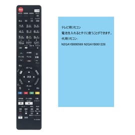 PerFascin Replacement Remote Control N2QAYB000569 N2QAYB001228 fits for Panasonic Panasonic Viera TV TH-L19C3-P TH-L32C3 TH-L19C3-K TH-L24C3 TH-L32C3A TH-L19C3-W TH-L37C3 etc