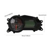 Ronyme Motorcycle Gauge Cluster Accessories Compatible Black Odometer for Pulsar