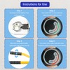 sliyxtwio Hydraulic Nut Splitter Tool, Max 10t Force Suitable for