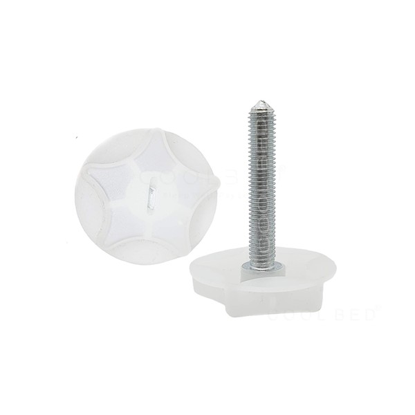 COOL BED 2 x M8 Headboard Bolts 50mm Screws with