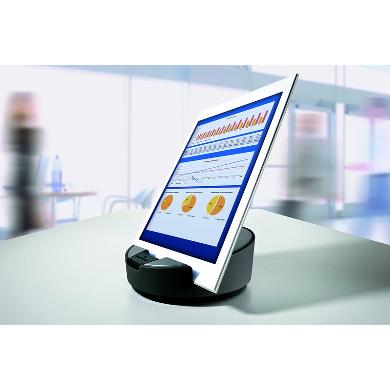 DURABLE Smart Office Tablet Base Pedestal, 5.75" w x 5.75"