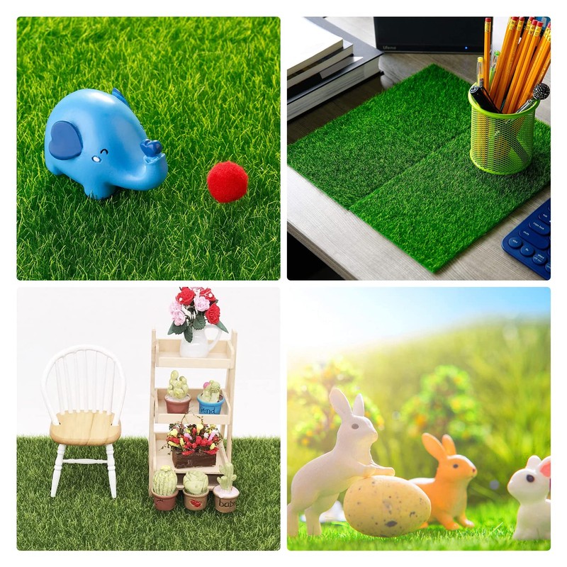 nalaina Artificial Grass Model, Set of 5, 5.9 x 5.9