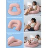 INSEN Reading Pillow, Back Pillow for Sitting in Bed for