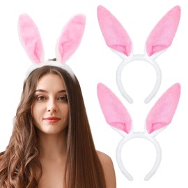 RICISUNG Headband, Rabbit, Set of 2, Rabbit, Ears, Headband, Hair Band, Transformation Accessories, Costume, Cosplay, Cosplay Accessories, 2023 Uzi, Rabbit, New Year's Card, Performance Tool, Photography