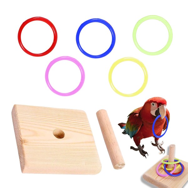 HJDJBD Bird Intelligence Training Toy Made of Wood, Budgies Toy,