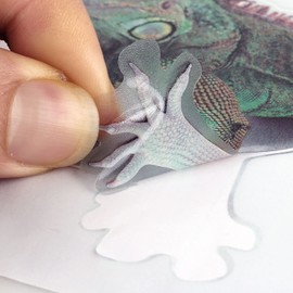 3D Sticker Lizard Lizard Statement Car 3D Sticker 14.5 x 15.5 cm