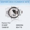 Ignition Lock Cylinder w/Keys & Passlock Chip Starter - Compatible
