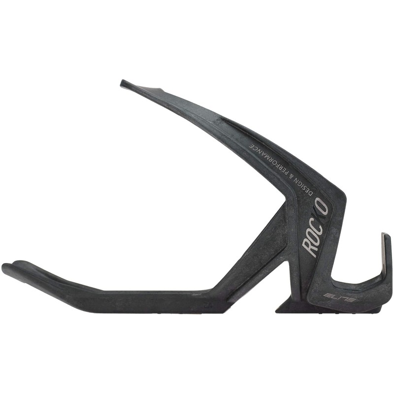 Elite Rocko Carbon Mat Bottle Cage, Black Graphic