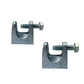 Quest Manufacturing Cable Tray I-Beam Mounting Clip, Zinc (CT0016-03-2), Pack of 2 Pcs