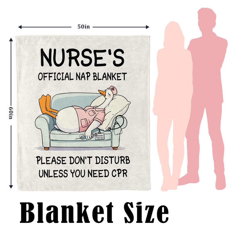 Ebmdsia Nurse Gifts for Women, Nurse Week Appreciation Gifts Blanket