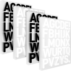 24 Sheets Black and White Iron On Letters for Clothing - Heat Transfer Vinyl Fabric Iron On Letters for DIY T-Shirts - Includes 12 Sheets of Black and White Letters