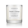 Outdoor Fellow Pepper and Orange Luxury Scented Candle, 40+ Hour
