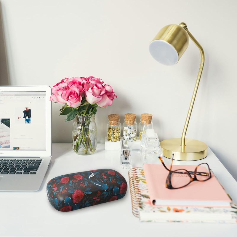 molshine Hard Shell Sunglasses Case, Classic Large Glasses Case for