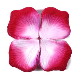 Artificial Flower Petals, Pack of 2,500 Pieces, Purple Red on White Gradient, Beautiful, Romantic Decoration, Celebrations, Birthdays, Proposals, Weddings, Parties, 100th Celebrations, Popular,
