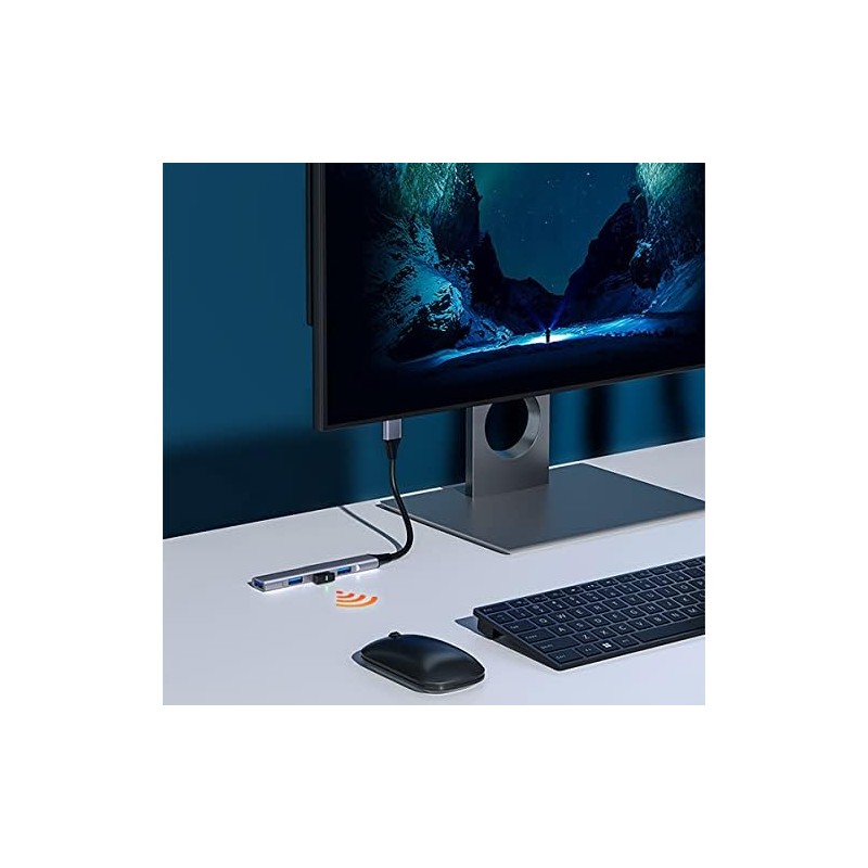 Hub USB C 3.0 a USB adaptador múltiple de 4