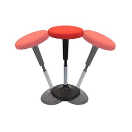 WOBBLE STOOL Standing Desk Balance Chair for Active Sitting. Tall ergonomic adjustable height swiveling leaning perch perching ergonomic sit stand high computer chair swivels 360 for adults kids