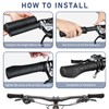 MAJOYLIFE Bicycle Grips 22 mm, Ergonomic Handlebar Grips for MTB,