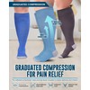 Doctor's Select 3 Pairs Plus Size Compression Socks Wide Calf