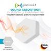 6 Basotect ® G+ Sound Absorbers 3D Set Hexagon Acoustic