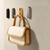 DIRXVMC Folding Coat Hooks, 2 Pcs Foldable Gold Wall Hook
