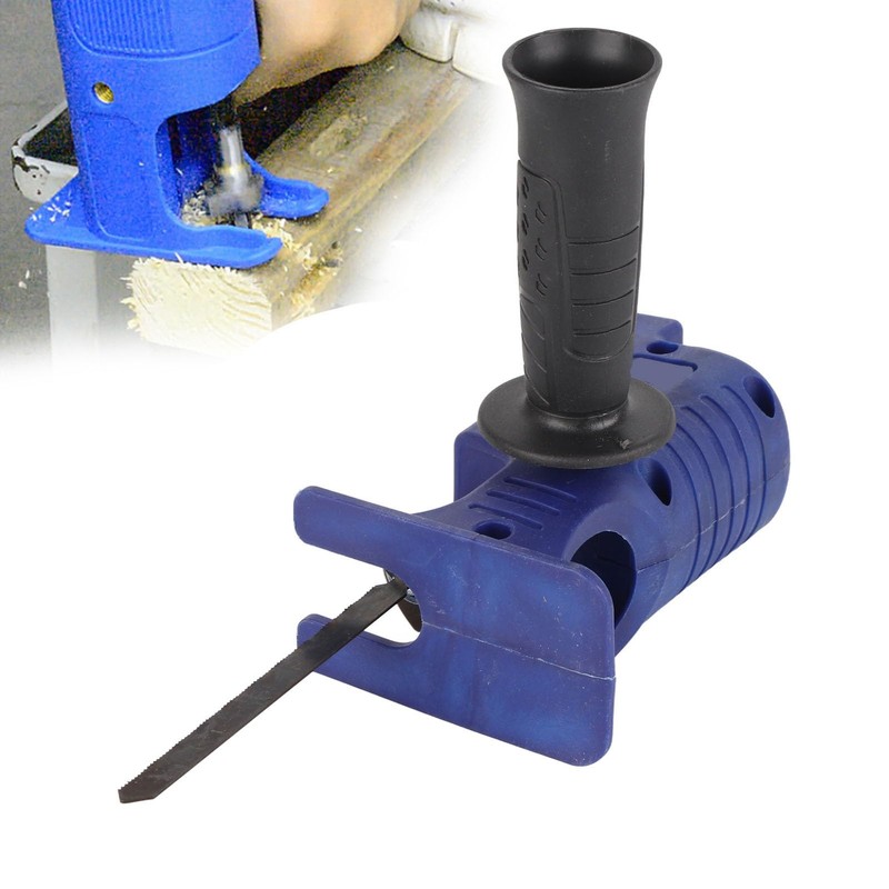 3 Saw Blades Reciprocating Saw Adapter Electric Drill Attachment with