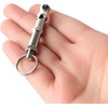 Silver Pets Whistle Adjustable Pet Training Sound Control Stainless Steel