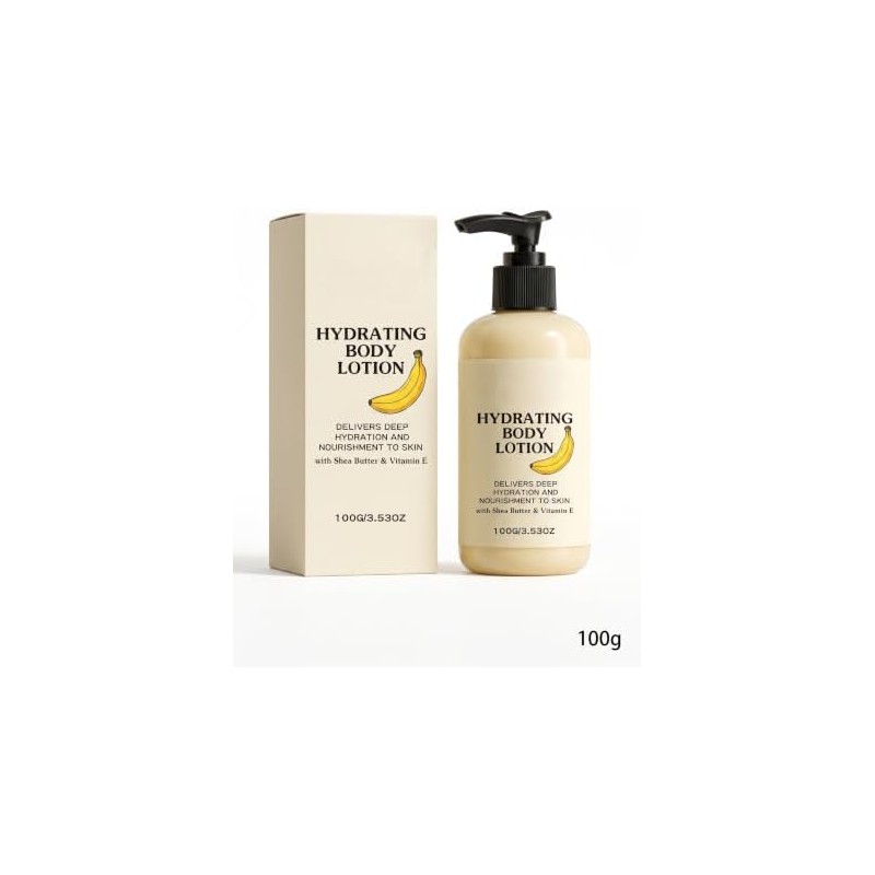 Banana Hydrating Body Lotion with Shea Butter & Vitamin E,
