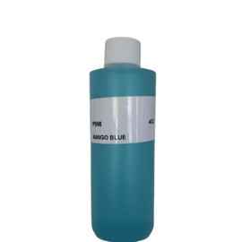 Uncut Scented Body Oil MANGO BLUE Type 100% Pure Uncut Long Lasting Fragrance Oil 4 oz Plastic Bottle Perfume Oil Scented Body Oil