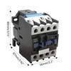 LDEXIN AC Contactor CJX2-2510 Coil 380V 25A 50/60Hz 3 Phase