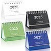 4 Pcs Small Desk Calendar 2024-2025, Mini Desk Calendar 2025,