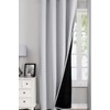 ChrisDowa Cortinas 100 opacas para recámara con forro negro, 2
