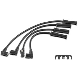 Frankberg 4x Ignition Cable Set Ignition Cable Compatible with Logan LS 1.4L 1.6L 2004-2012 M.e.g.a.n.e I BA0/1 1.4L 1.6L 1998-2002 Sandero/Stepway I BS 1.4L 1.6L 2009-2012