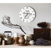 Treble Bee 50th Anniversary Ceramic Clock, Elegant Clock Gifts for