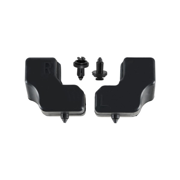 FUSCH Tailgate Upper Rubber Bushing Bumper with 4 Bumper Clips,