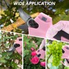 Electric Pruning Shears Cordless- Brushless & Professional Battery Powered Pink