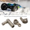 RC Steering Knuckle Kit Aluminum Alloy Shock Absorption Steering Assembly