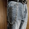BOMPOW Pants Chain Wallet Chains Pocket Rivet Punk Keychains Jeans